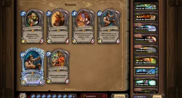 Conta de Hearthstone com muitas lendárias