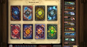 Conta de Hearthstone com muitas lendárias