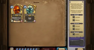 Conta de Hearthstone com muitas lendárias