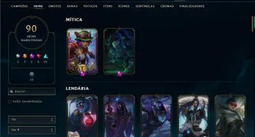 Prata 3 com TODOS os champs e 90 Skins ( Mais de 150 Jogos )