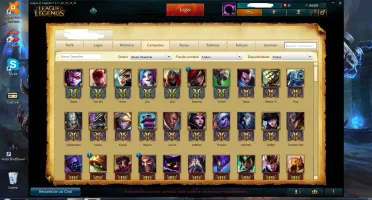 Conta gold 4 ful champs