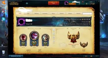 Conta gold 4 ful champs