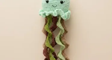 Polvo Colorido em Amigurumi