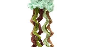 Polvo Colorido em Amigurumi