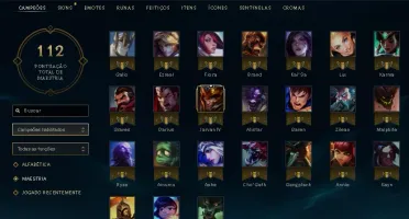 Conta Mestre - 170 PDL - 33 Champ - 5 Skins