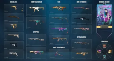 Conta VALORANT +R$7.000 Investidos | Skins Premium