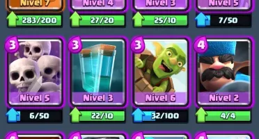 arena 11 xp10 10 lendarias 7 level 2 sparky 5 cartas