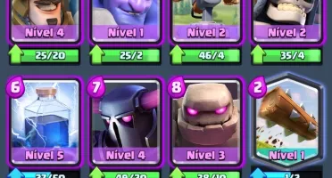 arena 11 xp10 10 lendarias 7 level 2 sparky 5 cartas
