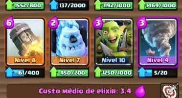 arena 11 xp10 10 lendarias 7 level 2 sparky 5 cartas
