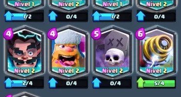 arena 11 xp10 10 lendarias 7 level 2 sparky 5 cartas