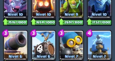 arena 11 xp10 10 lendarias 7 level 2 sparky 5 cartas