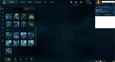 Conta League Of Legends Ouro 3 85 Campeões E 37 Skins