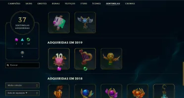 Vendo Conta De Lol de 2017 - Diamante- 660 Skins