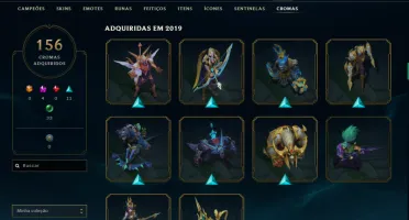 Vendo Conta De Lol de 2017 - Diamante- 660 Skins