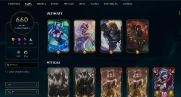 Vendo Conta De Lol de 2017 - Diamante- 660 Skins