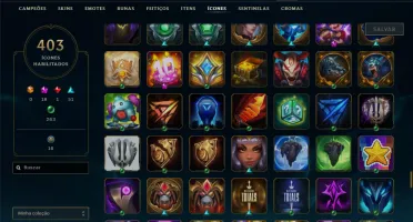 Vendo Conta De Lol de 2017 - Diamante- 660 Skins