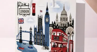 Kit 15 Sacolinhas Londres Ônibus - Pegue e Monte