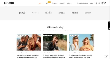 Tema Shopify December + Atualizações E Brindes
