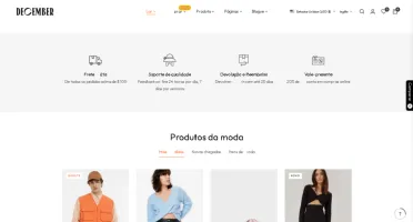 Tema Shopify December + Atualizações E Brindes