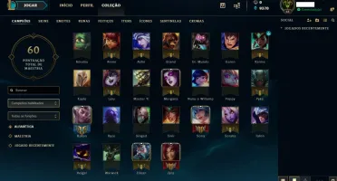 Conta LOL Diamante IV - 85 Vitória e 34 Derrota