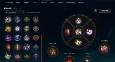 Conta Platina 25 skins