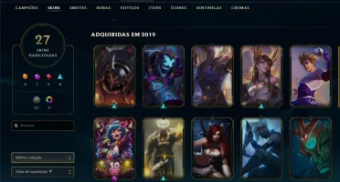 Conta Platina 25 skins