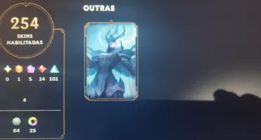 Conta season 2 , mmr ouro, 254 skins e todos Champions.