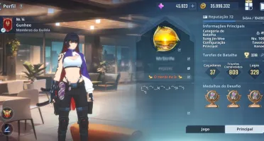 Conta Solo Leveling Arise Lv.105