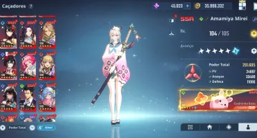 Conta Solo Leveling Arise Lv.105
