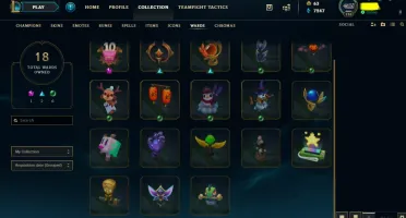 Conta gold 2, NVL 126, 124 campeões e 104 skins
