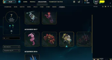 Conta gold 2, NVL 126, 124 campeões e 104 skins