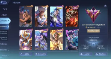 đ« Conta Mobile Legends Com 309 Skins, Varios Recalls Etc