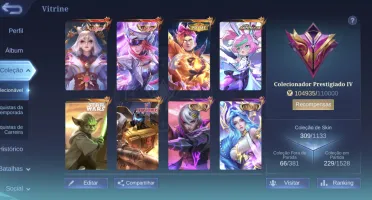 đ« Conta Mobile Legends Com 309 Skins, Varios Recalls Etc