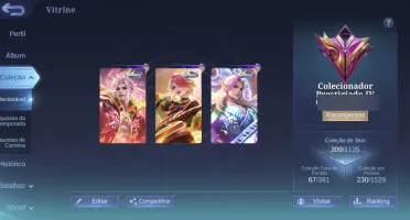 đ« Conta Mobile Legends Com 309 Skins, Varios Recalls Etc