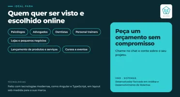 Criação de Sites Profissionais | Landing Pages