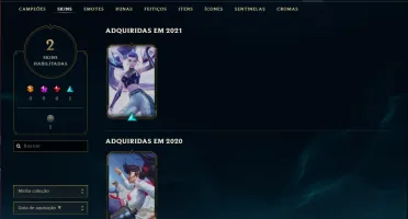 Conta ouro 4 BARATA com 34 champs e 2 skins