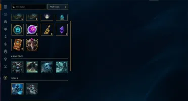Conta ouro 4 BARATA com 34 champs e 2 skins