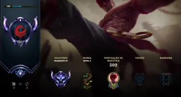 Conta LOL D4 8 Anos
