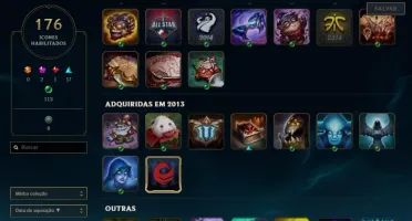 Conta LOL D4 8 Anos