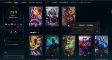 Conta Lol | 213 Skins | Season 2013