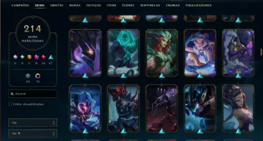 Conta Lol | 213 Skins | Season 2013