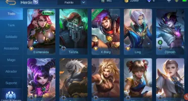 conta lvl 67 115skins 92 herois 5emblemas full