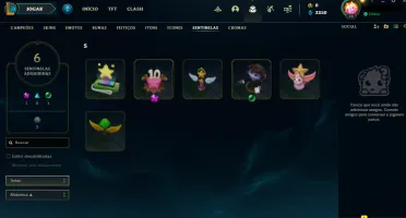 CONTA GOLD IV DE LEAGUE OF LEGENDS COM 5 SKINS VITORIOSAS