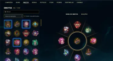 Unranked com 40 Champs e 9 Skins + 2 Fragmentos