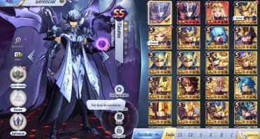SAINT SEIYA AWAKENING - COM GEMAS AVANÇADAS E LIVROS