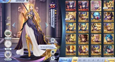 SAINT SEIYA AWAKENING - COM GEMAS AVANÇADAS E LIVROS