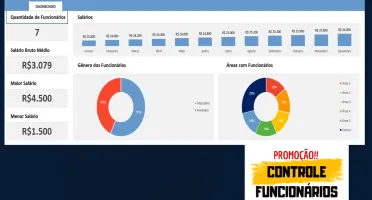 Planilha para Controle de Funcionários