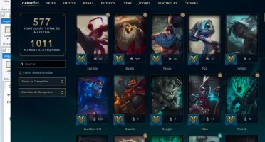 Conta LOL 127 SKINS 54 CROMAS 19 maestrias 7 + VALORANT