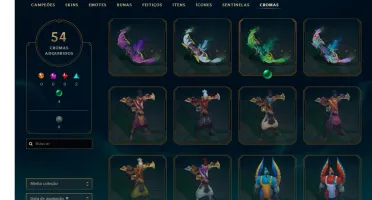 Conta LOL 127 SKINS 54 CROMAS 19 maestrias 7 + VALORANT