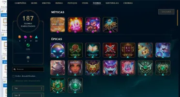 Conta LOL 127 SKINS 54 CROMAS 19 maestrias 7 + VALORANT
